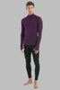 Mens 300 MerinoFine™ Polar LS Half Zip Thermal Top Nightshade 0A56Q9