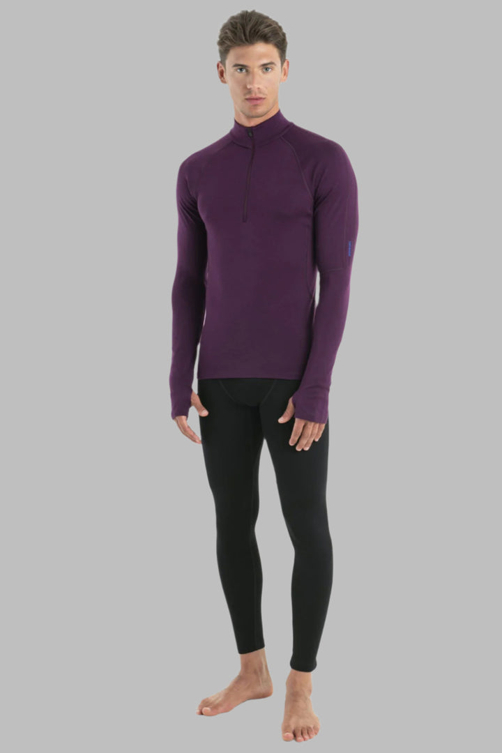 Mens 300 MerinoFine™ Polar LS Half Zip Thermal Top Nightshade 0A56Q9