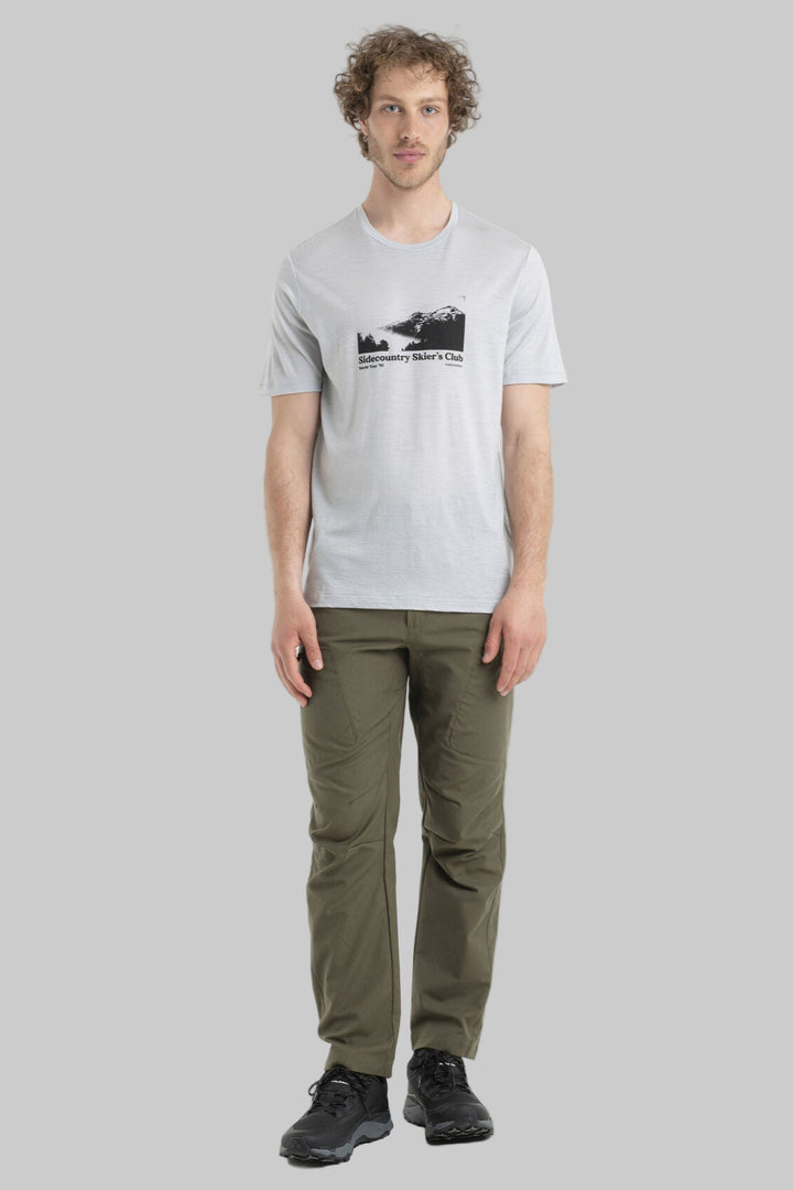 Mens Merino 150 Tech Lite II Short Sleeve Tee Sidecountry Skiers Club Ether 0A56RD