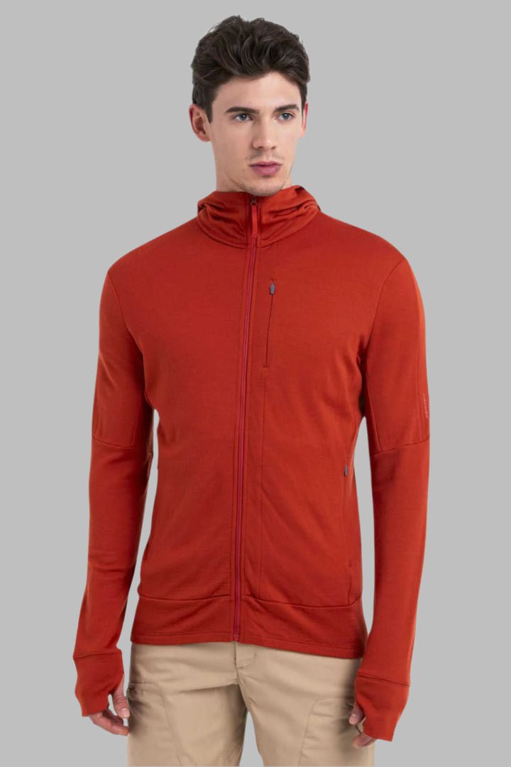 Mens Merino 260 Quantum IV LS Zip Hoodie