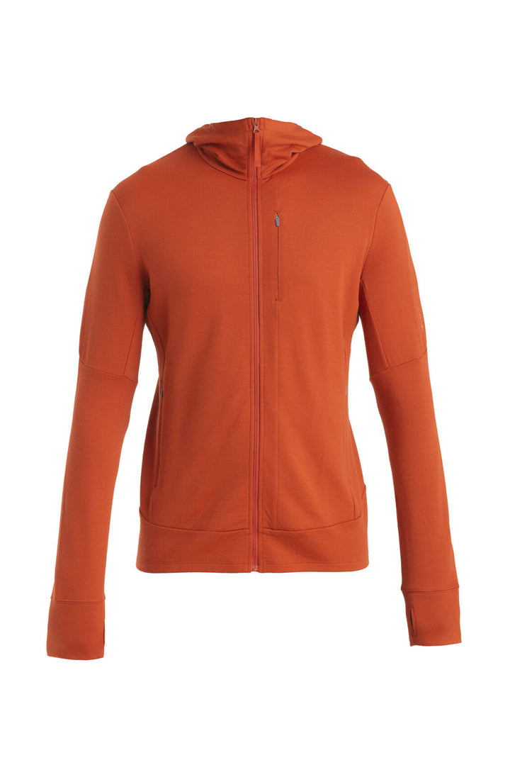 Mens Merino 260 Quantum IV LS Zip Hoodie Molten 0A56W2