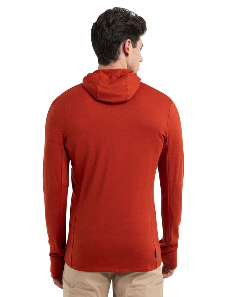 Mens Merino 260 Quantum IV LS Zip Hoodie Molten 0A56W2
