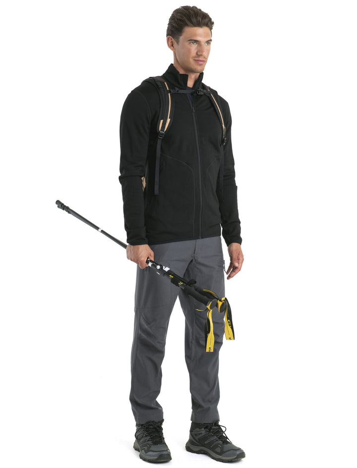 Mens Merino 560 RF™ Elemental II LS Zip Jacket Black BA56QN