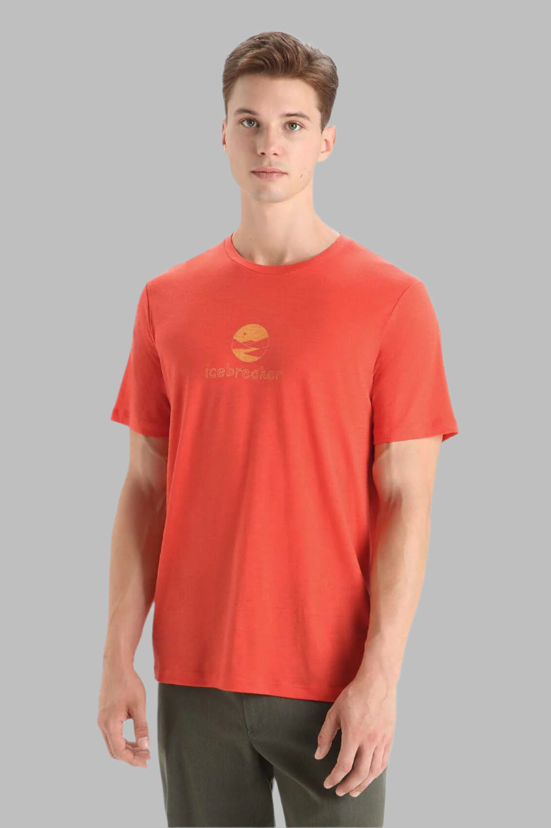 Men's Merino Tech Lite II Short Sleeve T-Shirt icebreaker Essential Logo