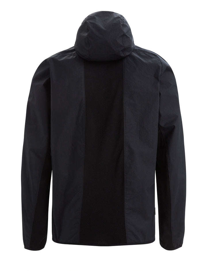 Mens Shell + Cotton Windbreaker  Black 0A56OB