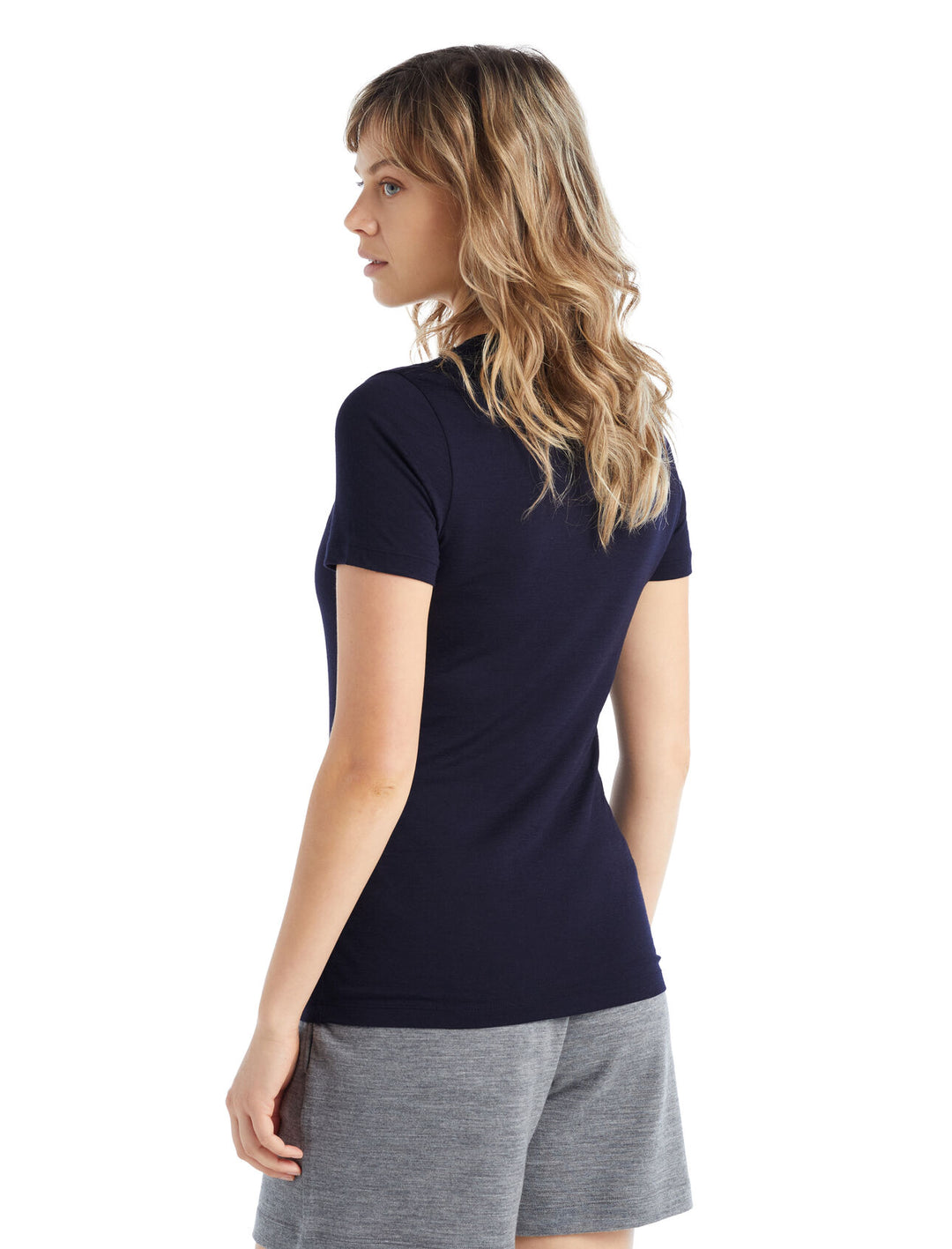 Womens Merino Tech Lite II Short Sleeve Tee Midnight Navy 0A59J9