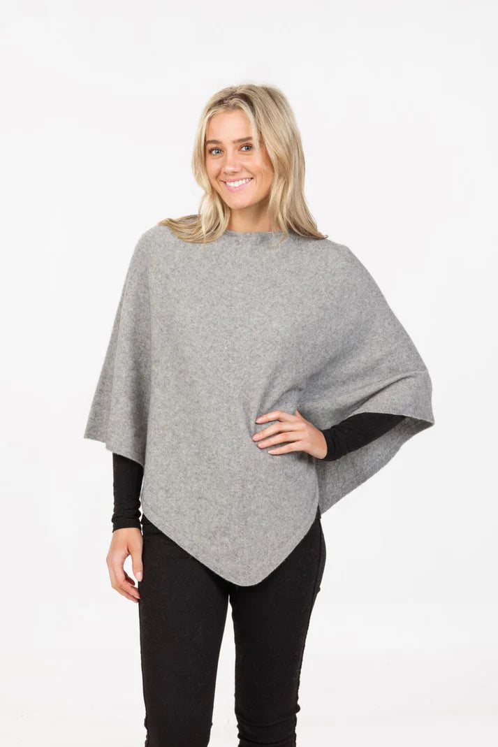 Womens Poncho Silver MNB698