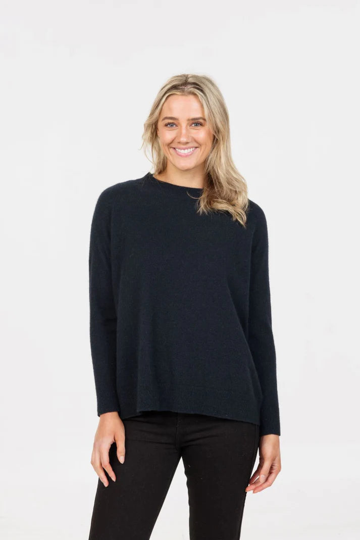Womens Lounge Sweater Navy NB816