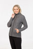 Womens Essential Full Zip Jacket Silver NS832