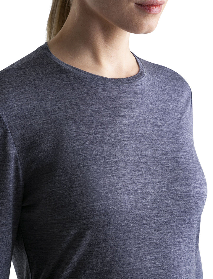 Womens 125 Cool-Lite™ Sphere III LS Tee Midnight Heather 0A56ZN