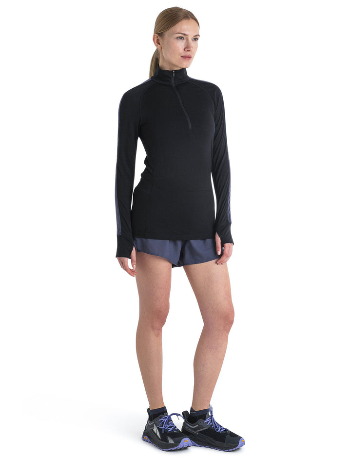 Womens 125 ZoneKnit™ LS Half Zip Thermal Top