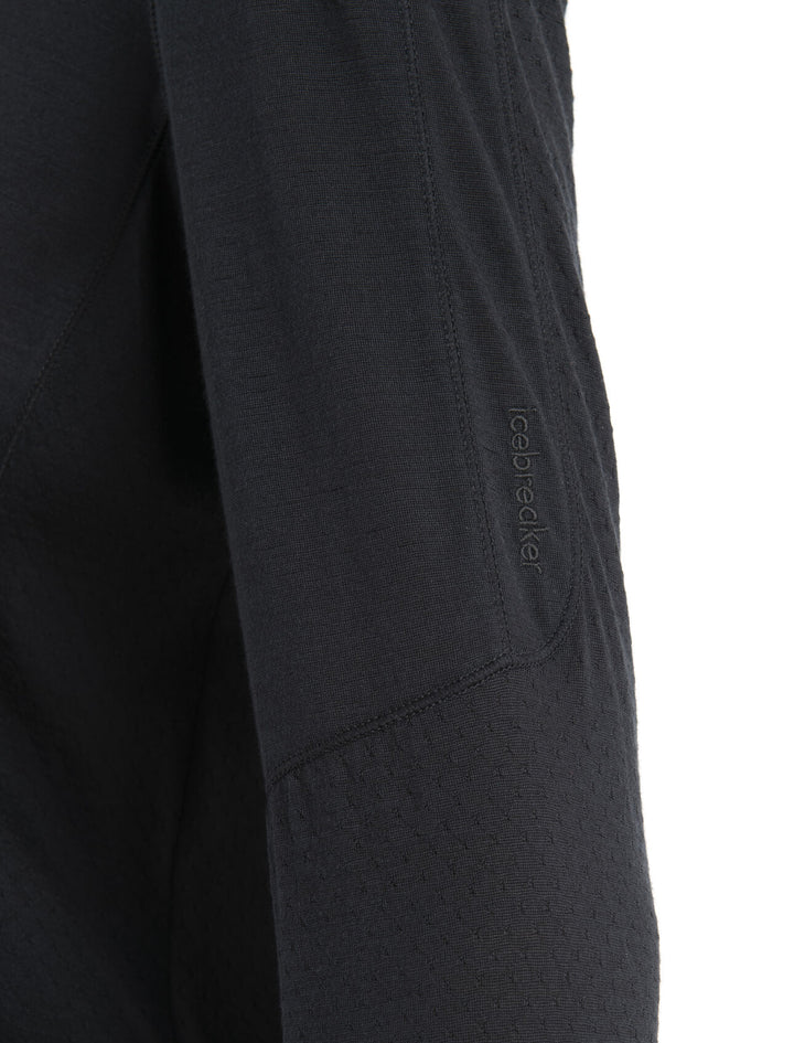 Womens 125 ZoneKnit™ Merino Energy Wind Long Sleeve Tee Black 0A56SO