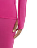 Womens 260 Zoneknit LS Crewe Tempo /Electric Pink 0A56HL