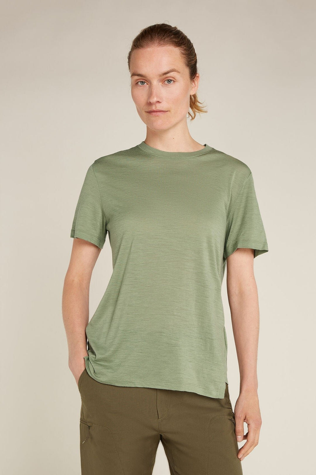 Womens Merino 150 Tech Lite SS Relaxed T-Shirt Lichen 0A56XZ