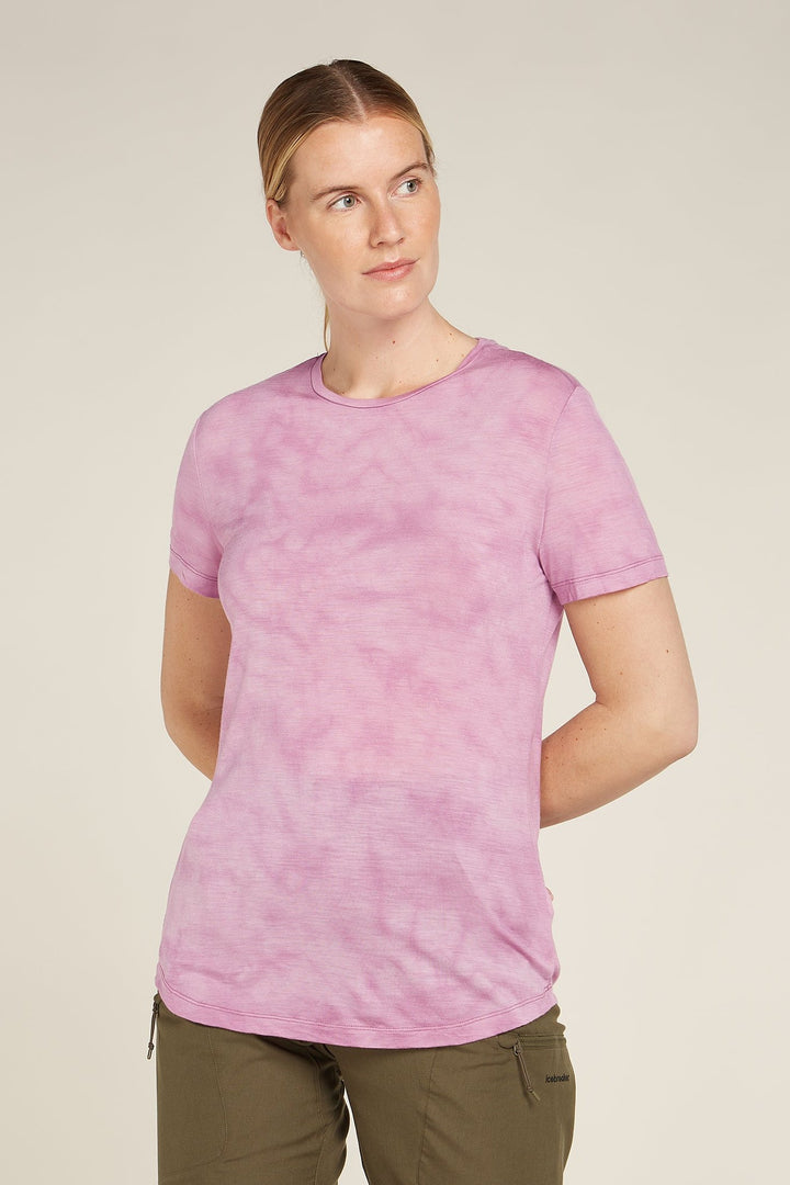 Womens Merino Blend 125 Cool-Lite™ Sphere SS T-Shirt Cloud Dye Deco 0A5753
