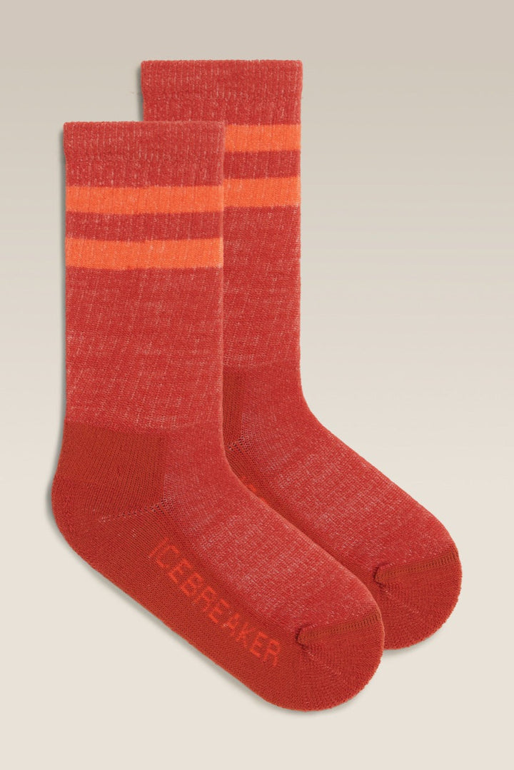 Kids' Merino Blend Hike Light Crew Socks Agate/Fervid ND06