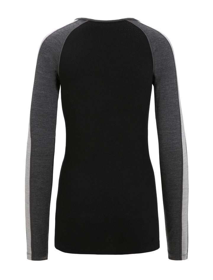 Womens 260 Zoneknit LS Crewe Jet Heather 0A56HL