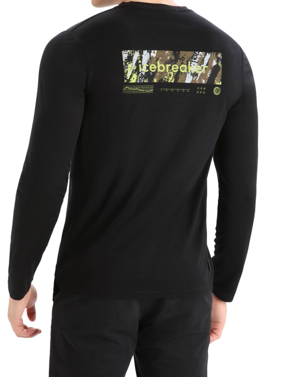 Mens Tech Lite II LS Tee Summit Tread Black 0A56HW