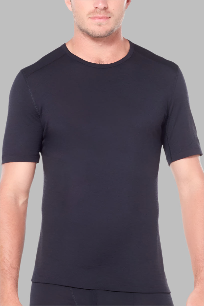 Mens 200 Oasis SS Crewe-Icebreaker-The WoolPress Arrowtown