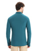 Mens Descender LS Zip Green Glory 104853