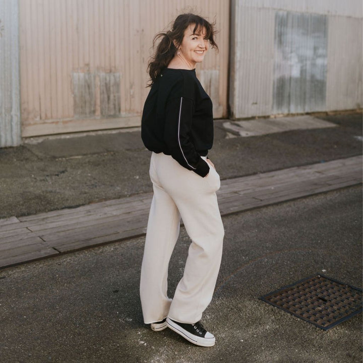 Andie Womens Pants - Stone
