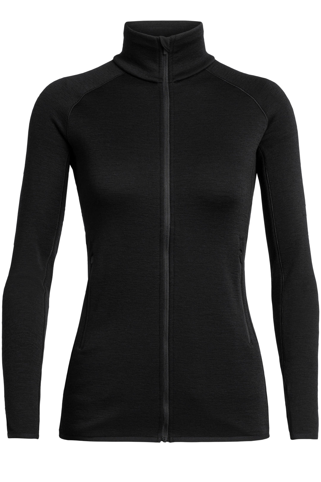 Womens Elemental LS Zip Black 104895