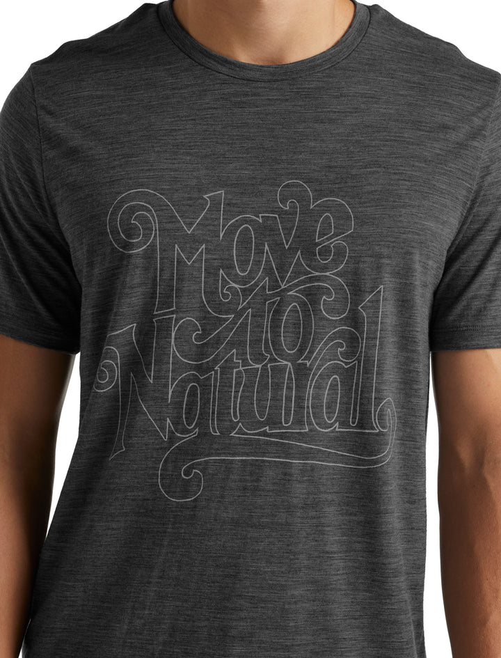 Mens Tech Lite II SS Tee Move to Natural Gritstone Heather 0A59IZ