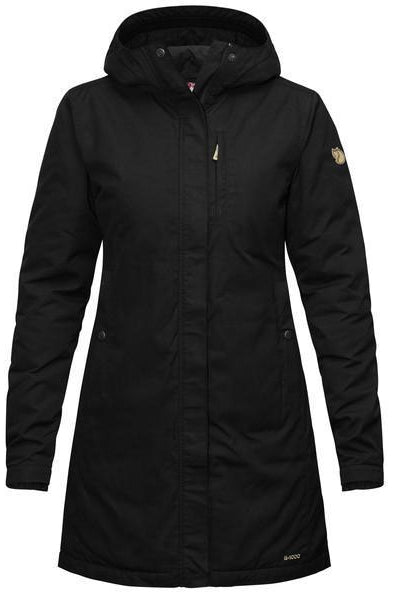 Womens Kiruna Padded Parka  Black CF89644