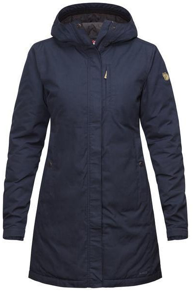Womens Kiruna Padded Parka Dark Navy CF89644