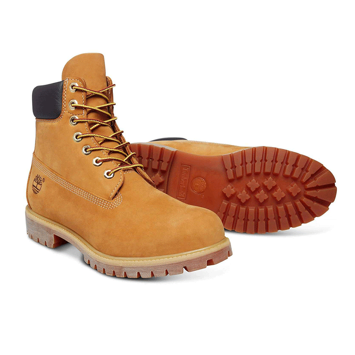 Mens 6-Inch Premium Waterproof Boot - Wheat Nubuck