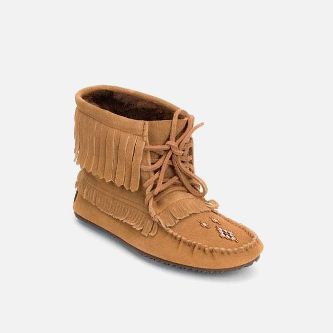 Harvester suede hot sale lined moccasin