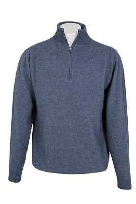 Mens Lightweight 1/2 Zip Sky  NB336