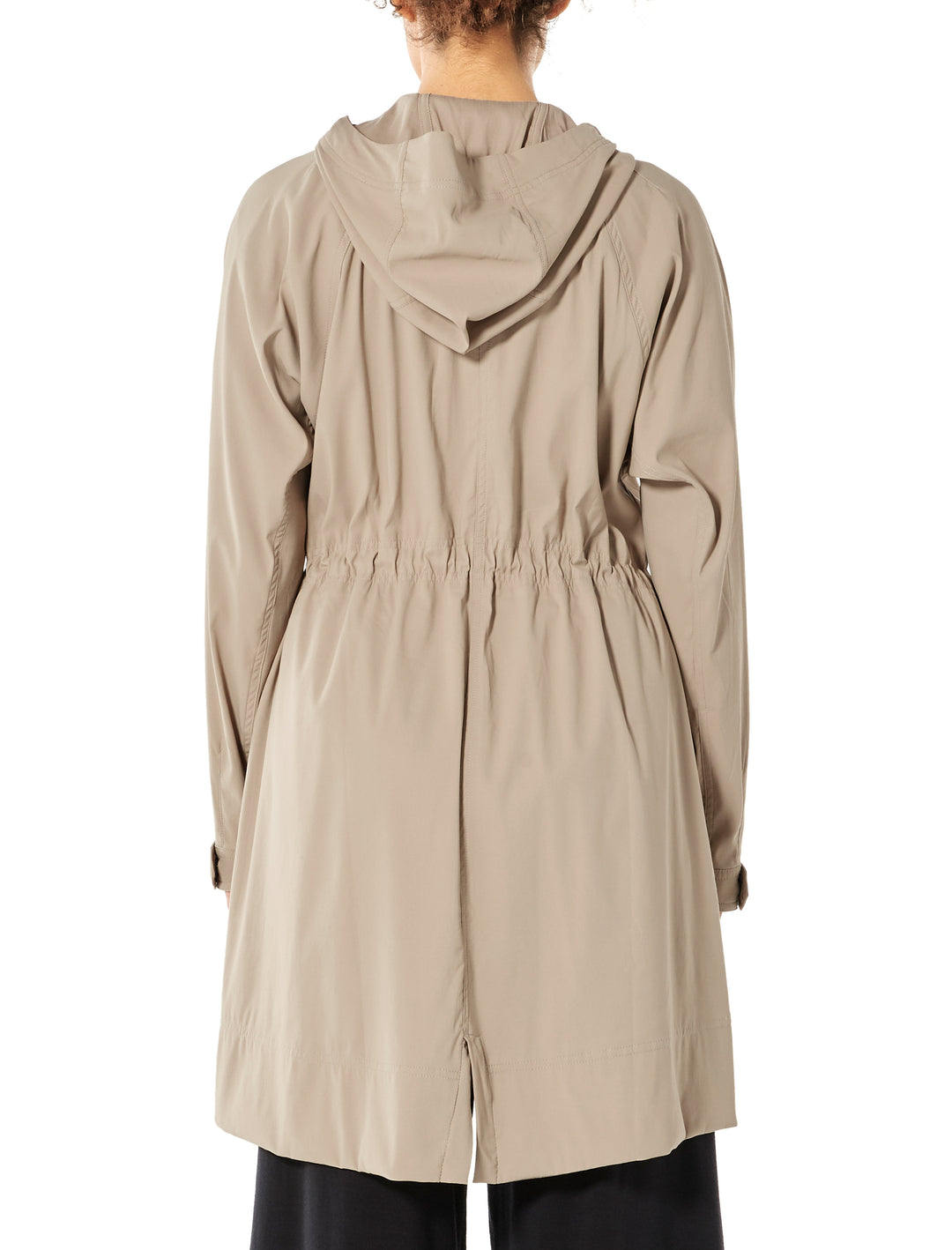 Womens Briar Hooded Zip Parka British Tan 105037