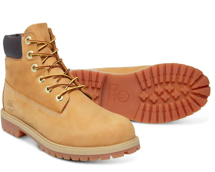 Junior 6-Inch Premium Waterproof Boot - Wheat Nubuck