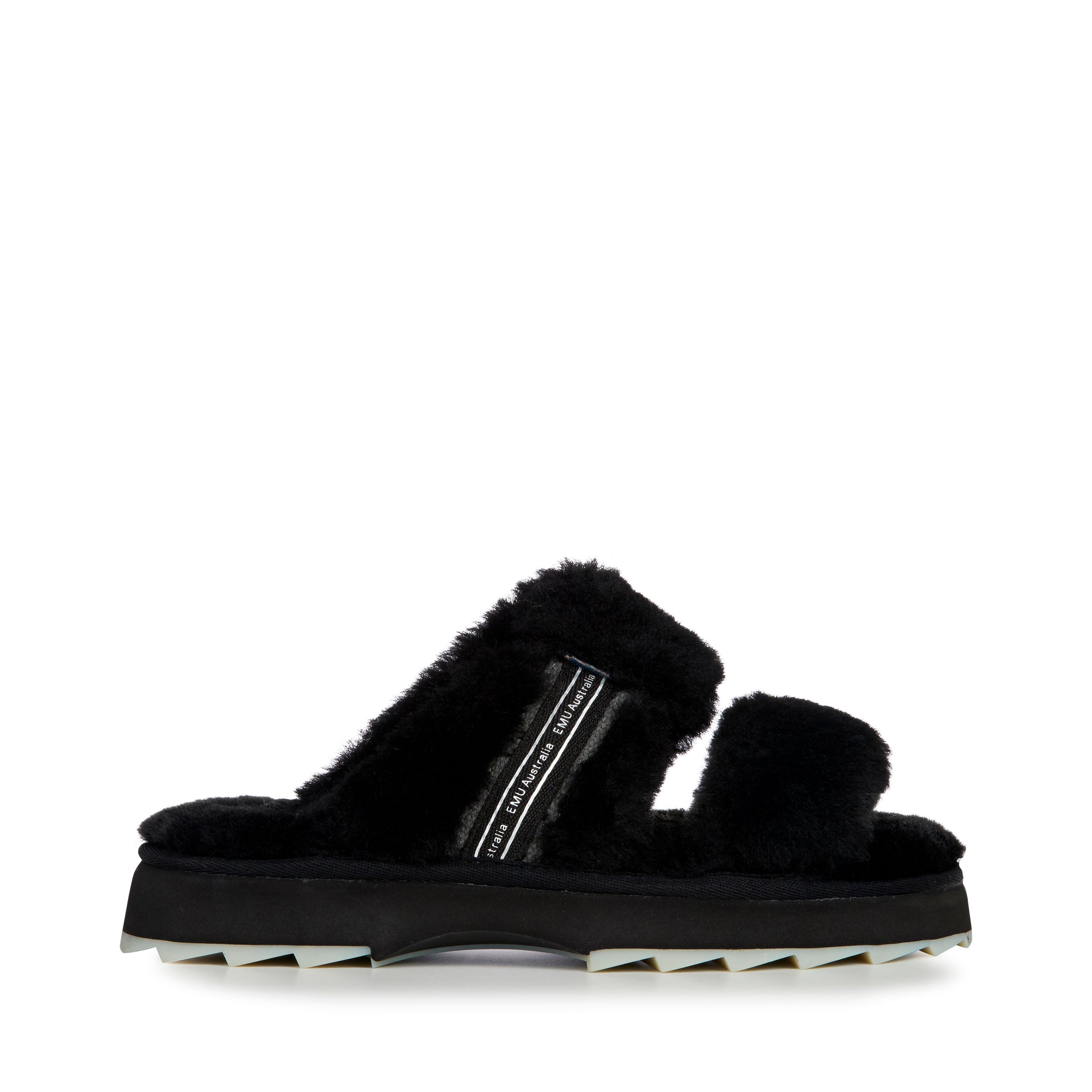 Emu best sale black slippers