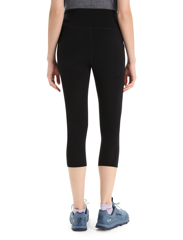 Womens Merino Fastray High Rise 3/4 Tights Black 0A56MJ