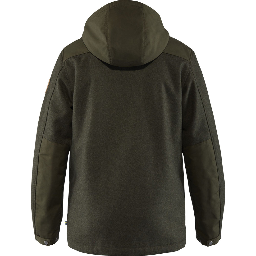 Mens Greenland Re-Wool Jacket  Deep Forest ZF82976