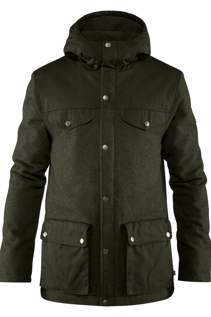 Mens Greenland Re-Wool Jacket  Deep Forest ZF82976