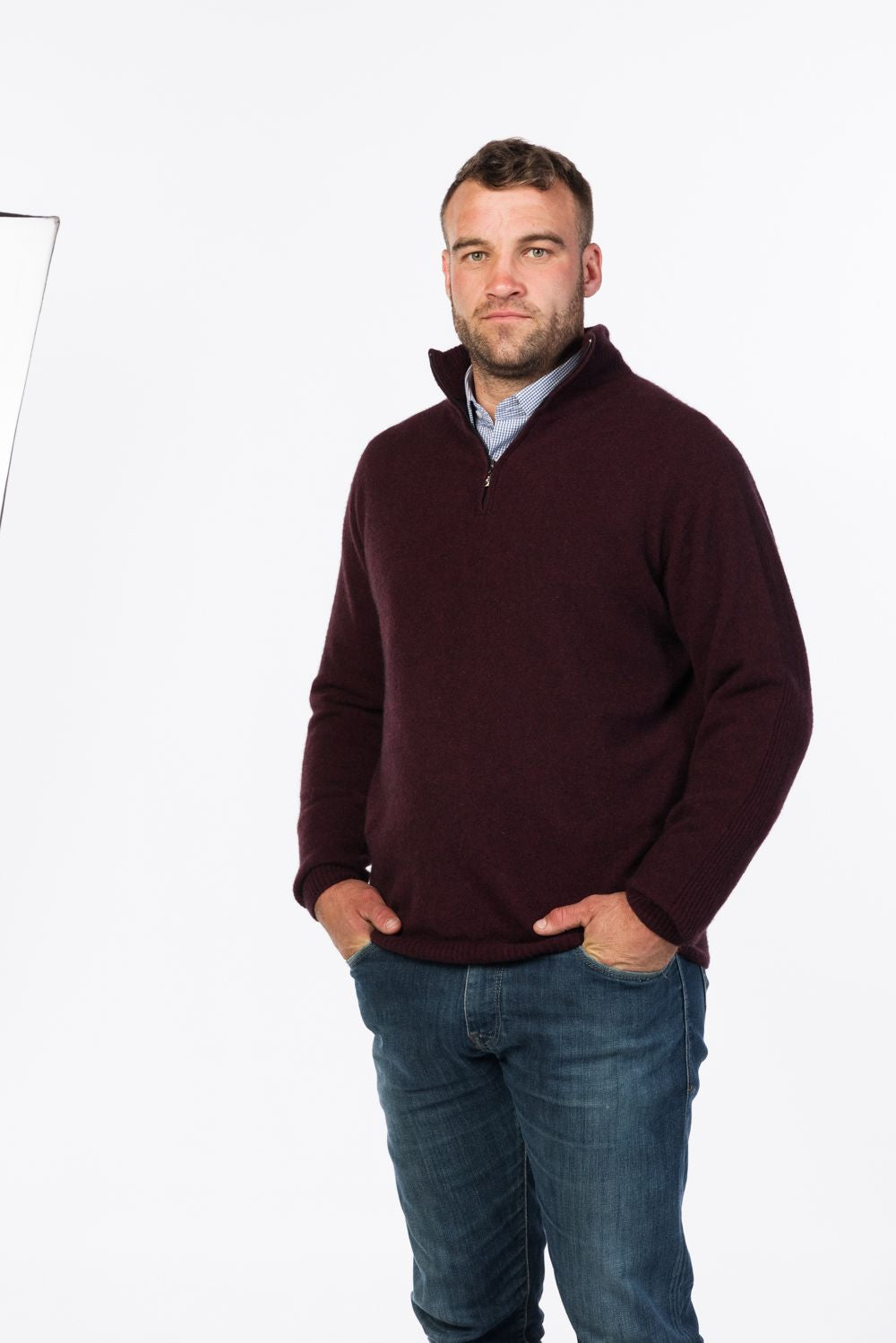 Mens Lightweight 1/2 Zip  Shiraz NB336