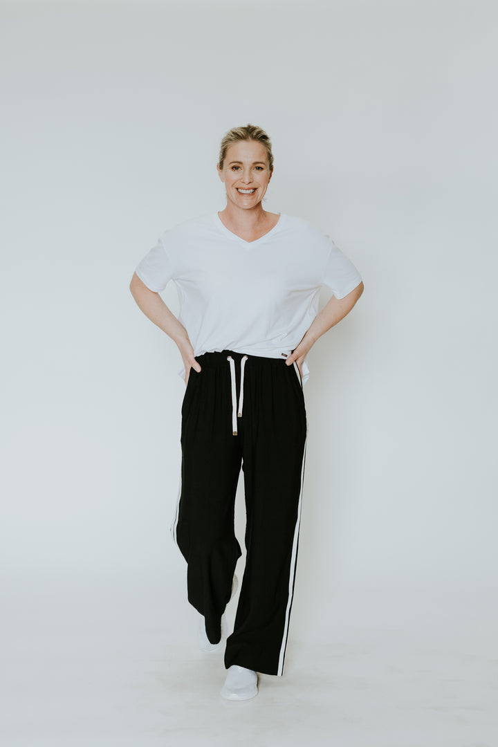 Womens Indi Pant - Black | Moke | thewoolpress.com