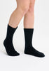 Unisex Merino Mink Fine Socks Jet 0302