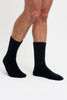 Unisex Merino Mink Fine Socks Jet 0302