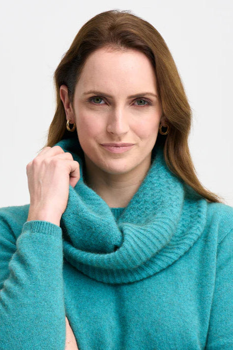 Womens Texture Loop Scarf Golden Glacier 0319
