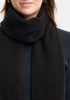 Unisex Ribbed Scarf Chocolate 0578