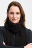 Unisex Ribbed Scarf Chocolate 0578