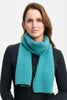 Unisex Ribbed Scarf Glacier 0578