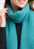Unisex Ribbed Scarf Glacier 0578