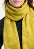 Unisex Ribbed Scarf Golden Pearl 0578