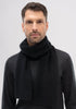 Unisex Ribbed Scarf Jet 0578