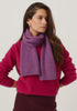 Unisex Ribbed Scarf Lilac 0578